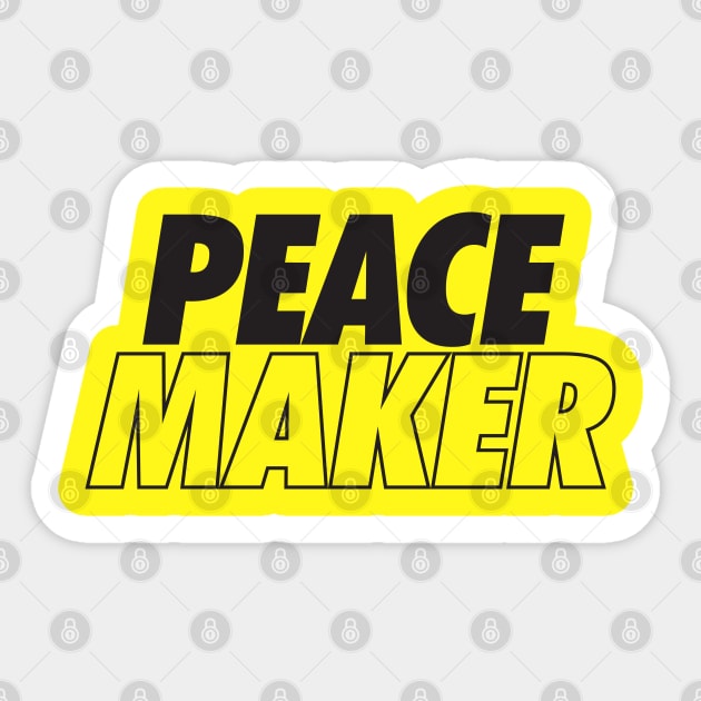 Peace Maker 2 Sticker by MplusC